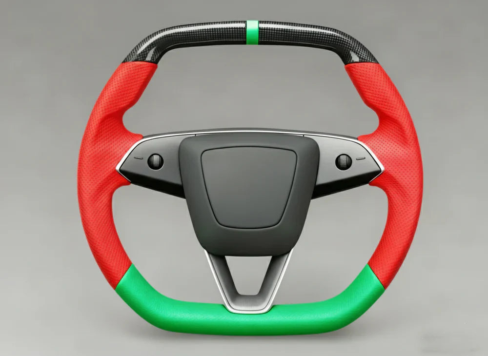 Matte vs. Glossy Carbon Fiber Tesla Steering Wheel | Interior Match, Style Guide Axeco