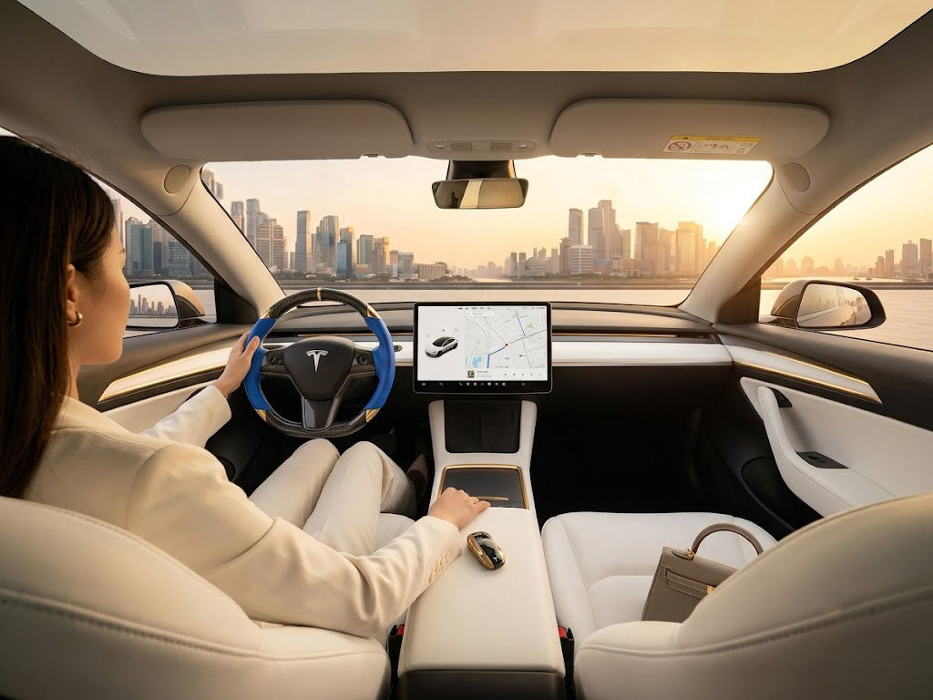 The Security Beneath Your Fingertips: For Race Drivers & Urban Women Alike, Why a New Steering Wheel Is More Than Just Good Looks Axeco
