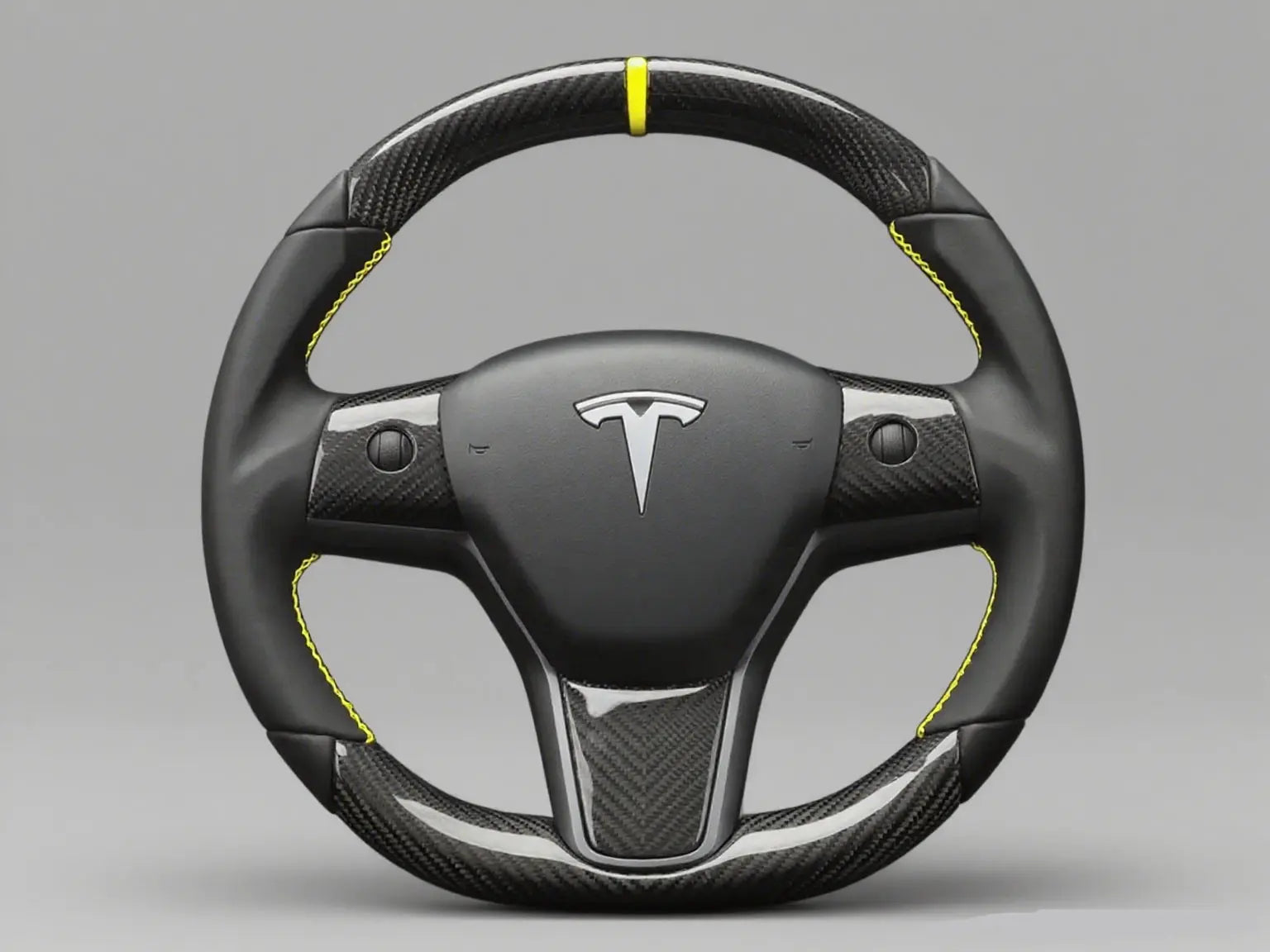 Black-Yellow-Carbon-Tesla-Steering-Wheel-DYNA-A-Sporty-Contrast-for-Your-Drive Axeco