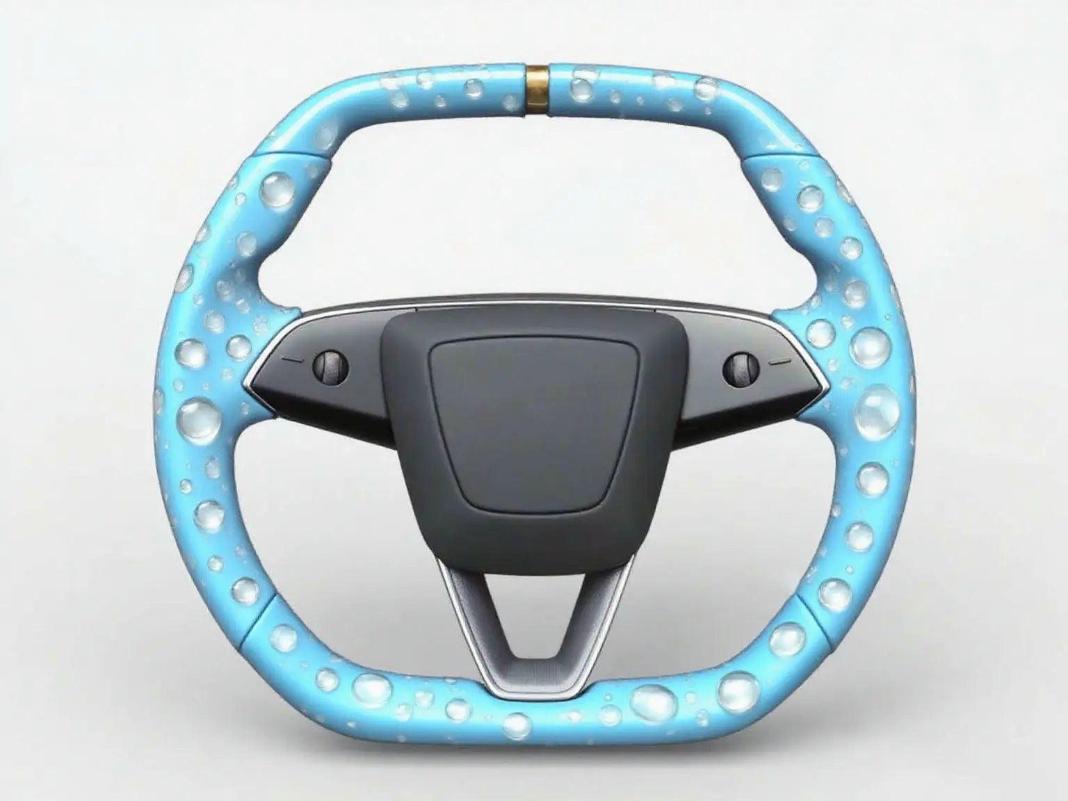Blue-Based-Water-Drop-Pattern-Leather-Tesla-Steering-Wheel-Track-Master Axeco