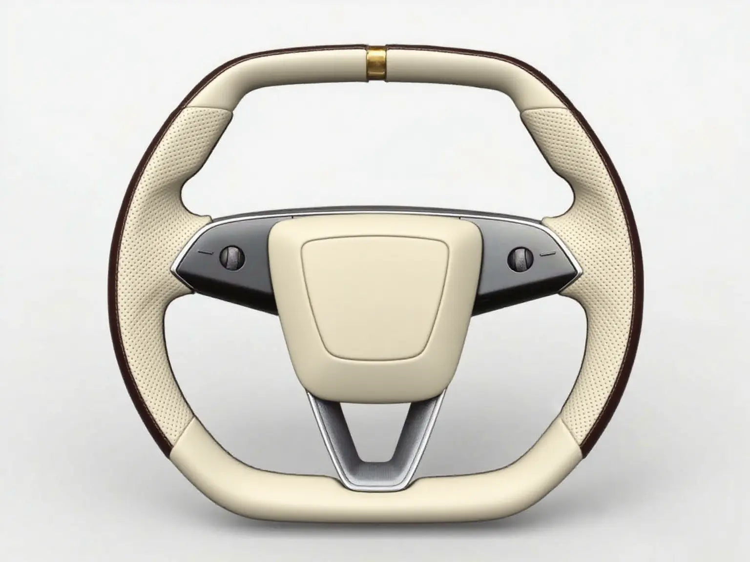 Brown-Edged-Beige-Leather-Tesla-Steering-Wheel-Track-Master Axeco