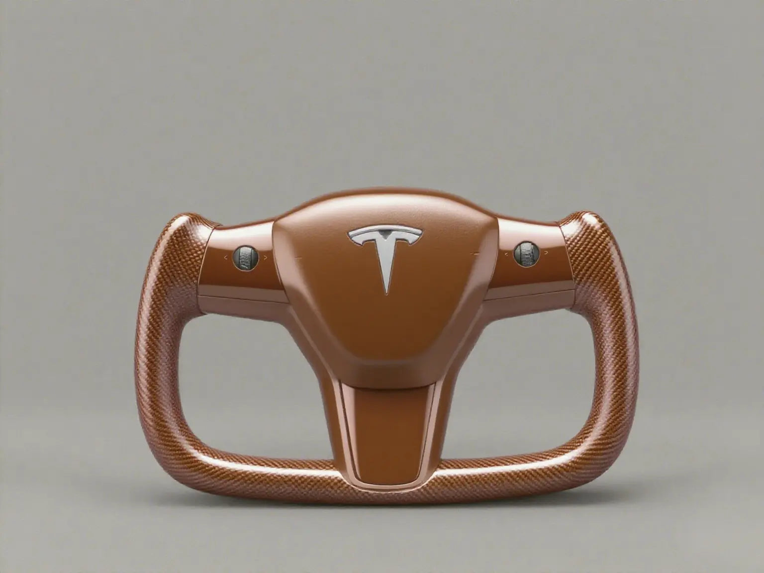 Caramel-Brown-Tesla-Yoke-Steering-Wheel-Conveys-Warm-Texture Axeco