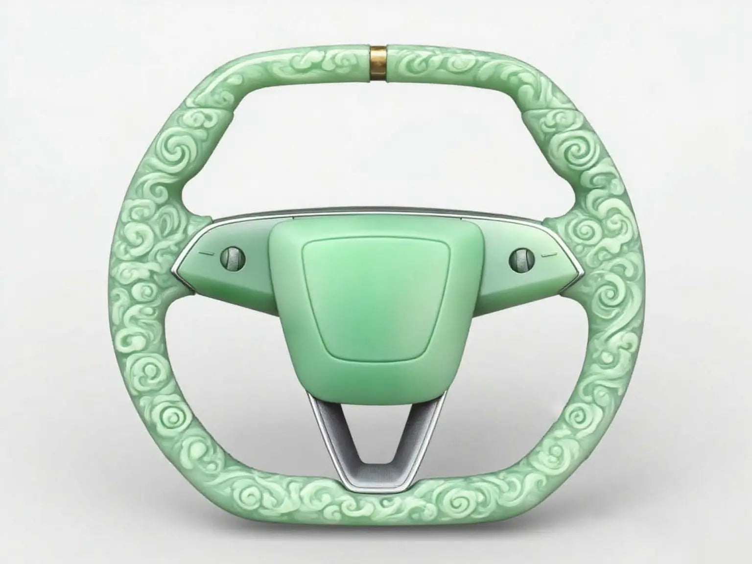 Cyan-Green-Cloud-Pattern-Tesla-Steering-Wheel-Super-Enhancer Axeco