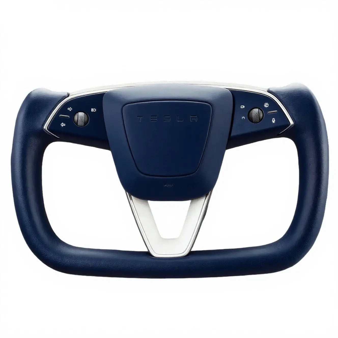 Dark-Blue-Yoke-Tesla-Model-3-Steering-Wheel-Grip-in-the-Romance-of-the-Future-Code Axeco
