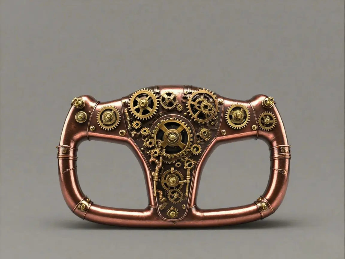 Eye-Popping-Visuals-Tesla-Steering-Wheel-s-Steampunk-Daydream Axeco