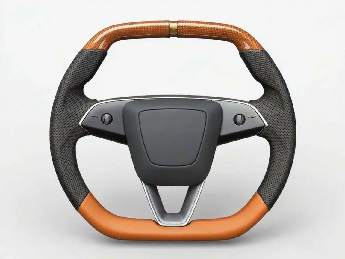 Fashion-Rhythm-Tesla-Steering-Wheel-with-Black-orange-Concerto Axeco