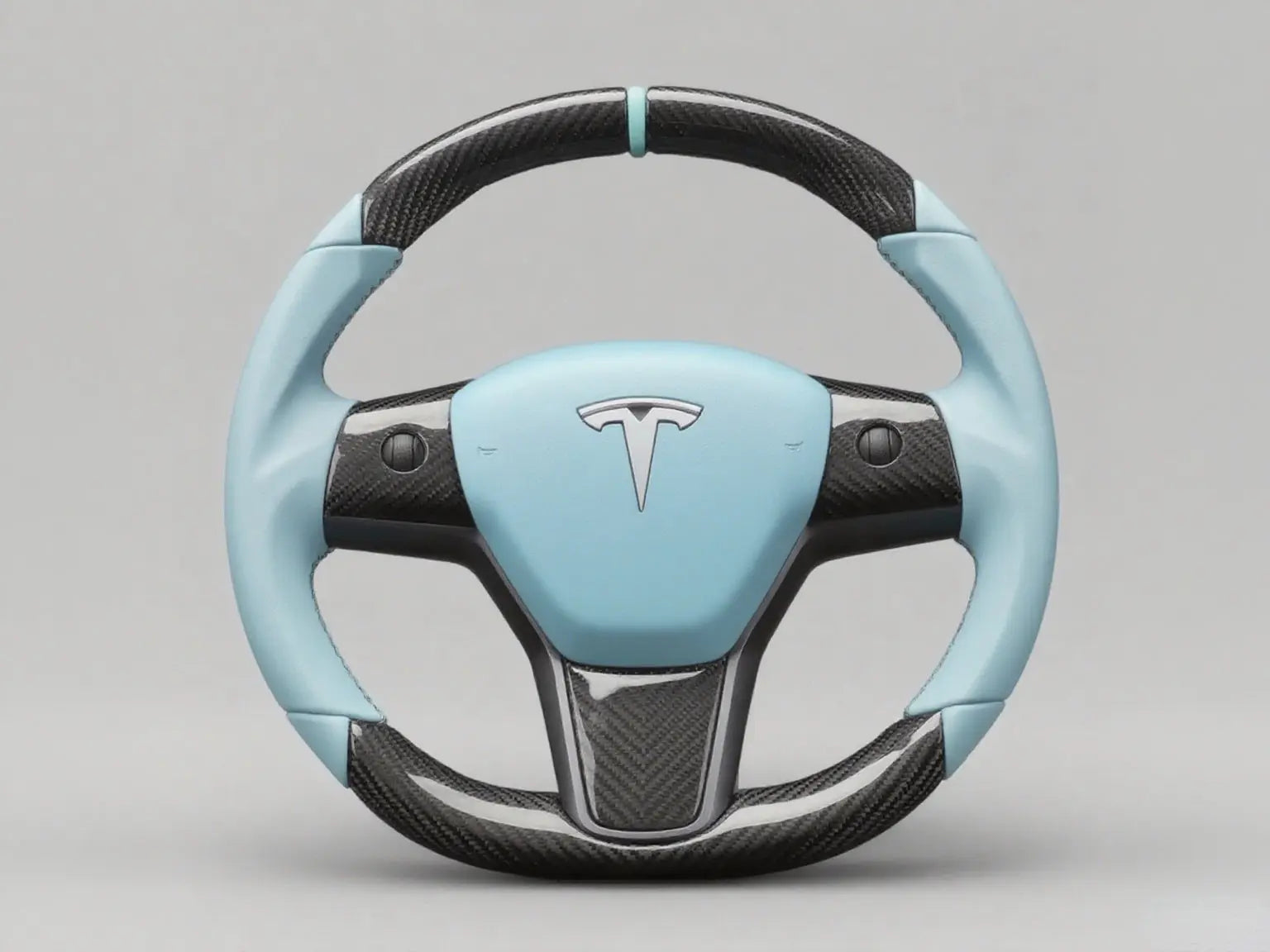 Fresh-Blue-Carbon-Tesla-Steering-Wheel-DYNA-Renewing-Driving-Charm Axeco