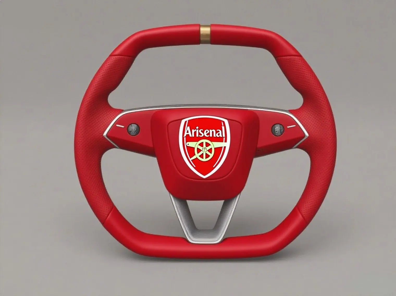 Gooners-Look-What-I-Found-Emirates-Spirit-on-My-Steering-Wheel Axeco