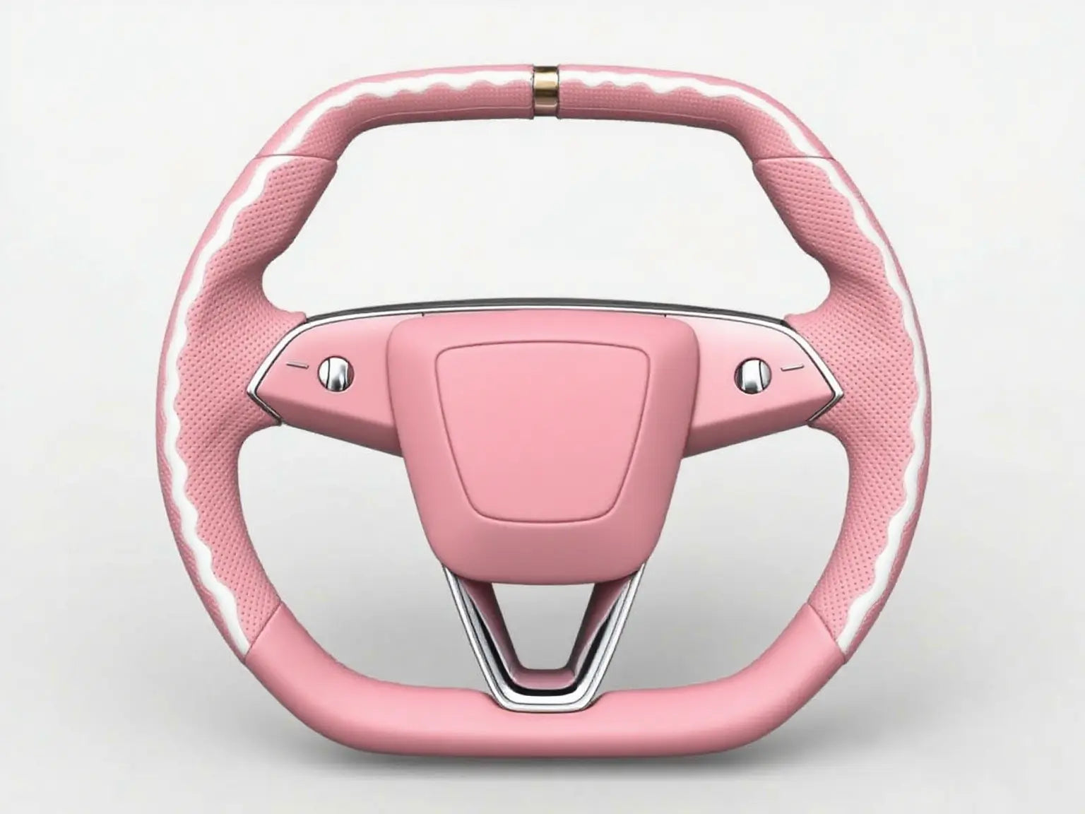 Pink-White-Wave-Patterned-Tesla-Steering-Wheel-Super-Enhancer Axeco