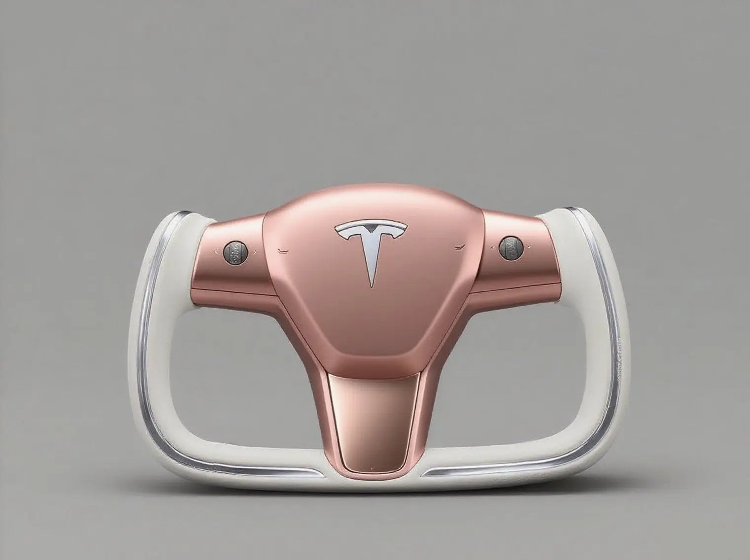 Rose-Gold-Tesla-Steering-Wheel-Redefining-Sophisticated-Glamour Axeco
