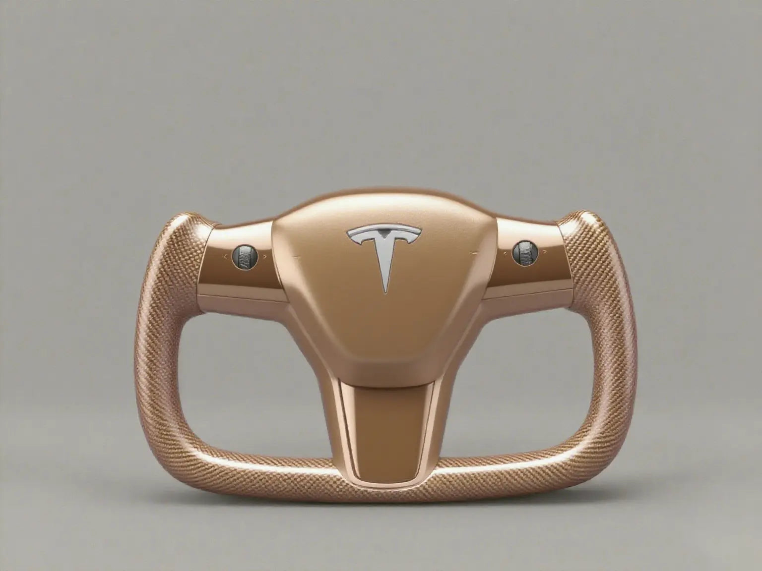 Rose-Gold-Tesla-Yoke-Steering-Wheel-Deducing-Luxury-and-Romance Axeco