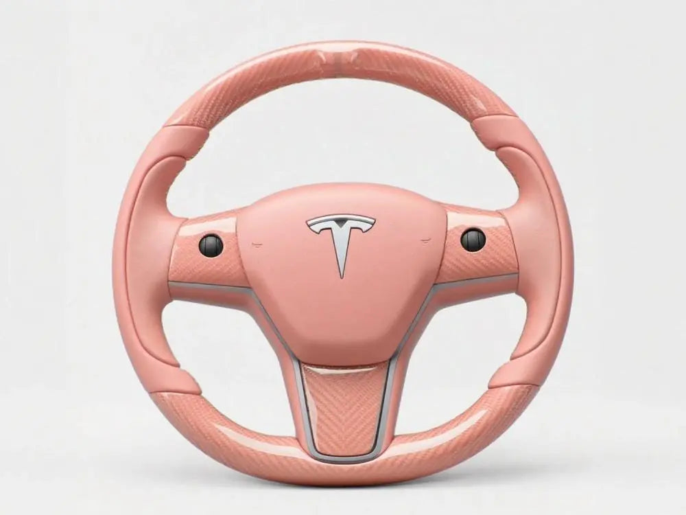 Soft-Mist-Pink-Carbon-Fiber-Tesla-Steering-Wheel-Track-Master Axeco