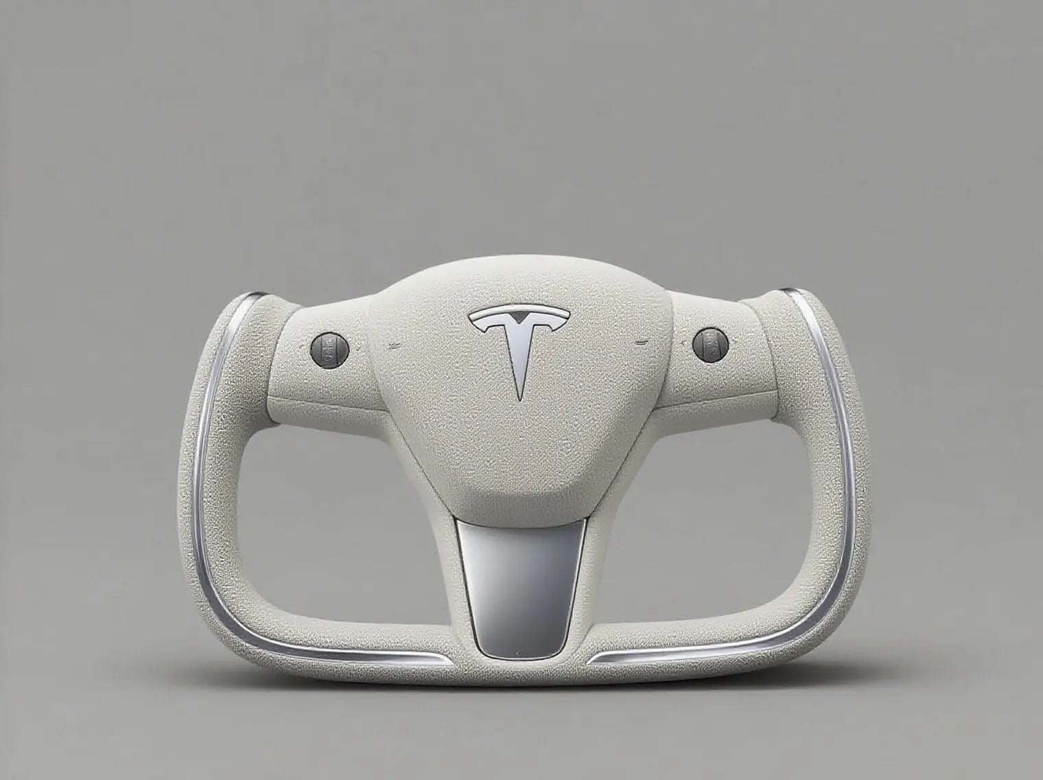 Suede-Matte-Grey-Tesla-Steering-Wheel-Embracing-Understated-Sophistication Axeco
