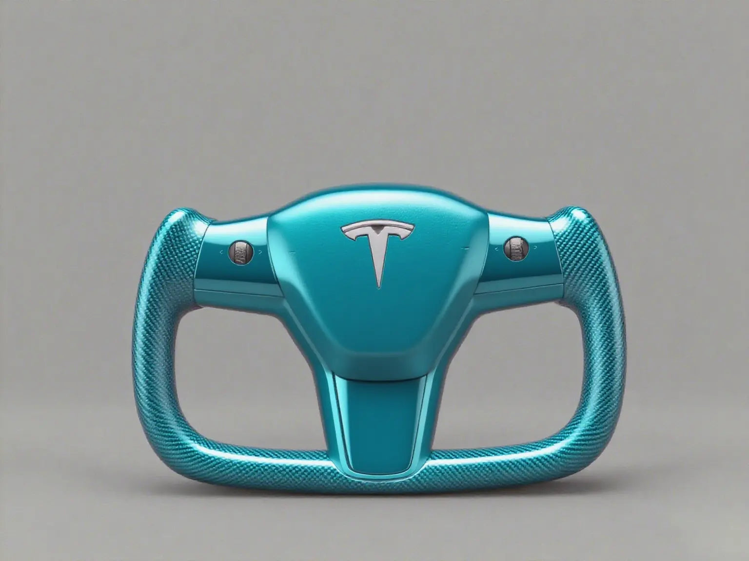 Super-Fashionable-Tesla-Yoke-Steering-Wheel-in-Tiffany-Blue Axeco