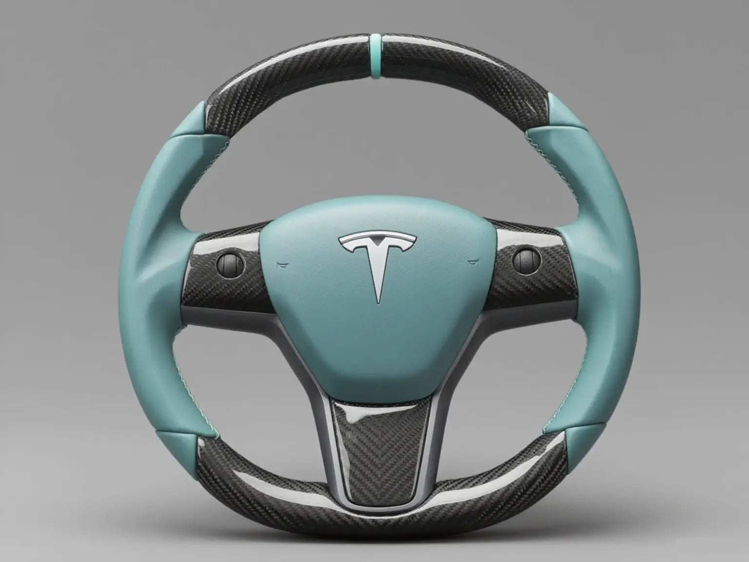 Teal-Carbon-Tesla-Steering-Wheel-DYNA-Bringing-Freshness-to-Your-Drive Axeco