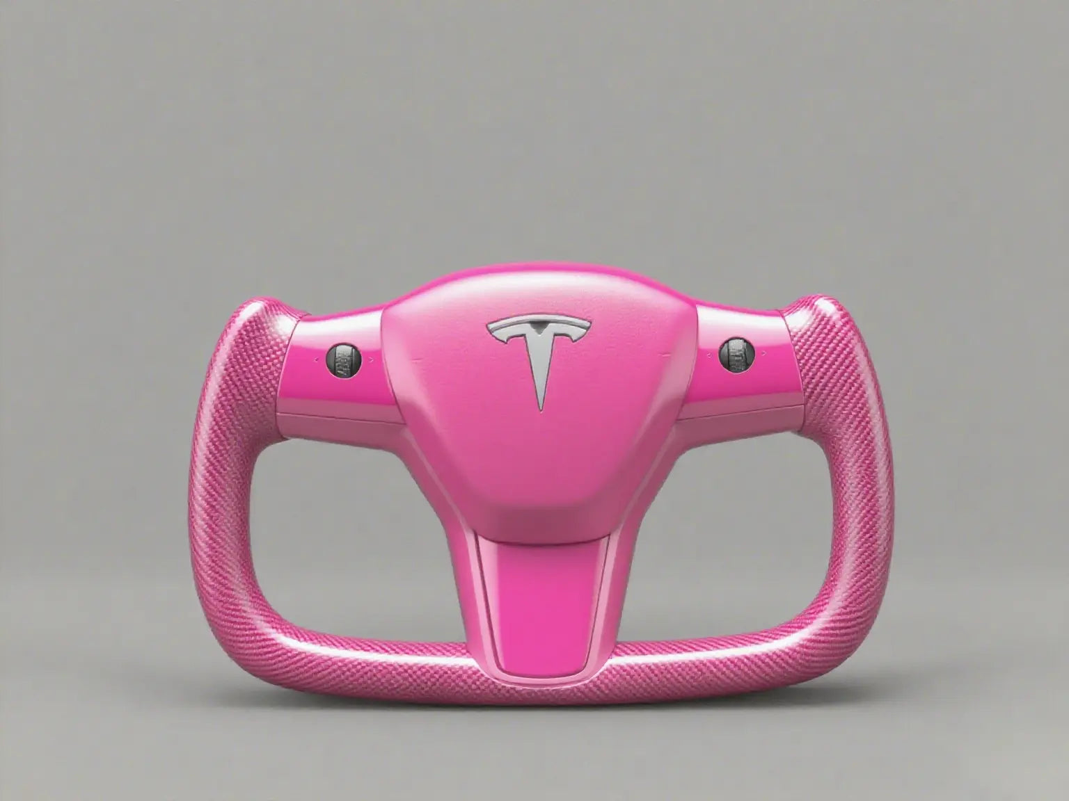 Tesla-Yoke-Steering-Wheel-Electro-Pink-Carbon-Stirring-up-a-Cool-and-Trendy-Explosion-Wave Axeco
