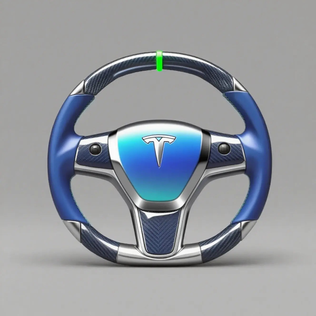 Tesla-steering-wheel-Modified-Charm-and-Driving-Essence Axeco