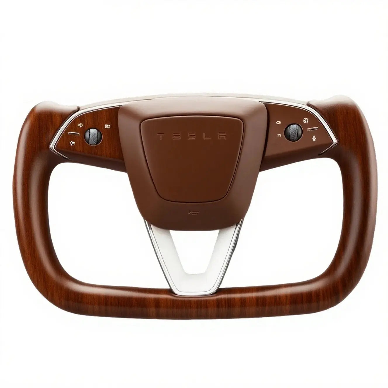 Walnut-grain-Tesla-steering-wheel-classic-heritage Axeco