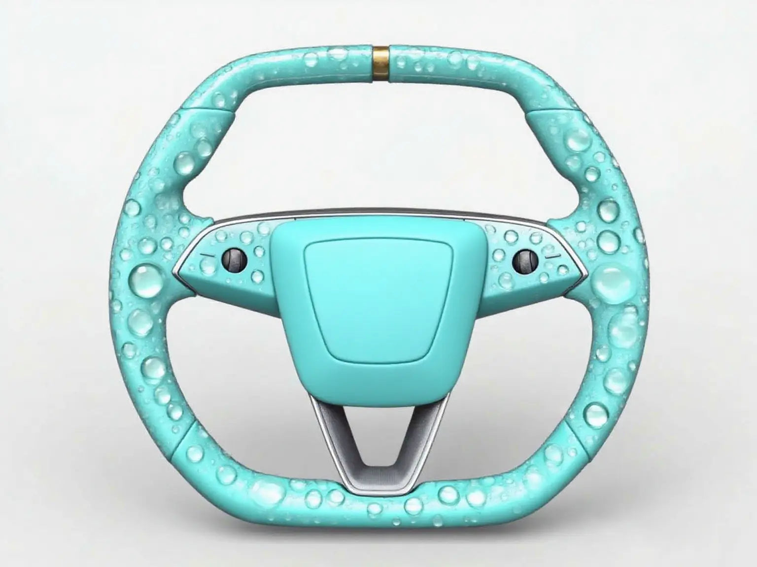 Water-Drop-Pattern-Mint-Green-Tesla-Steering-Wheel-Super-Enhancer Axeco