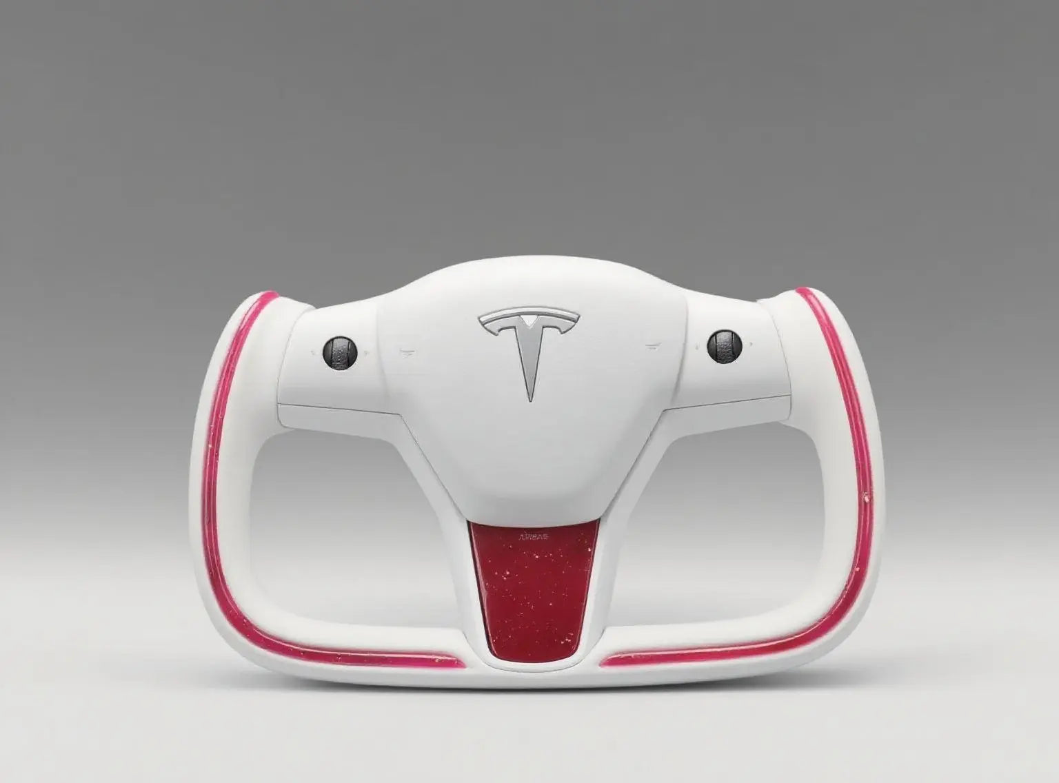 White-Tesla-Steering-Wheel-A-Stunning-Clash-of-Minimalist-Design-and-Vibrant-Flair Axeco