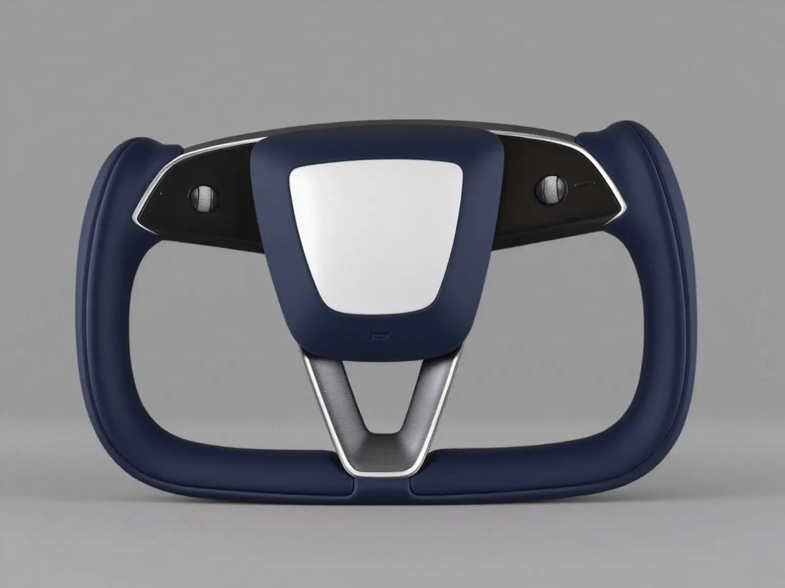 Bule-White Tesla New Model Y Juniper Yoke Steering Wheel(2025+) Axeco