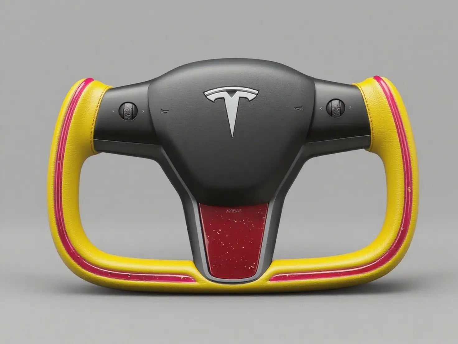 Yellow Surge Tesla Model 3 Yoke Steering Wheel(2017-2023.8) Axeco