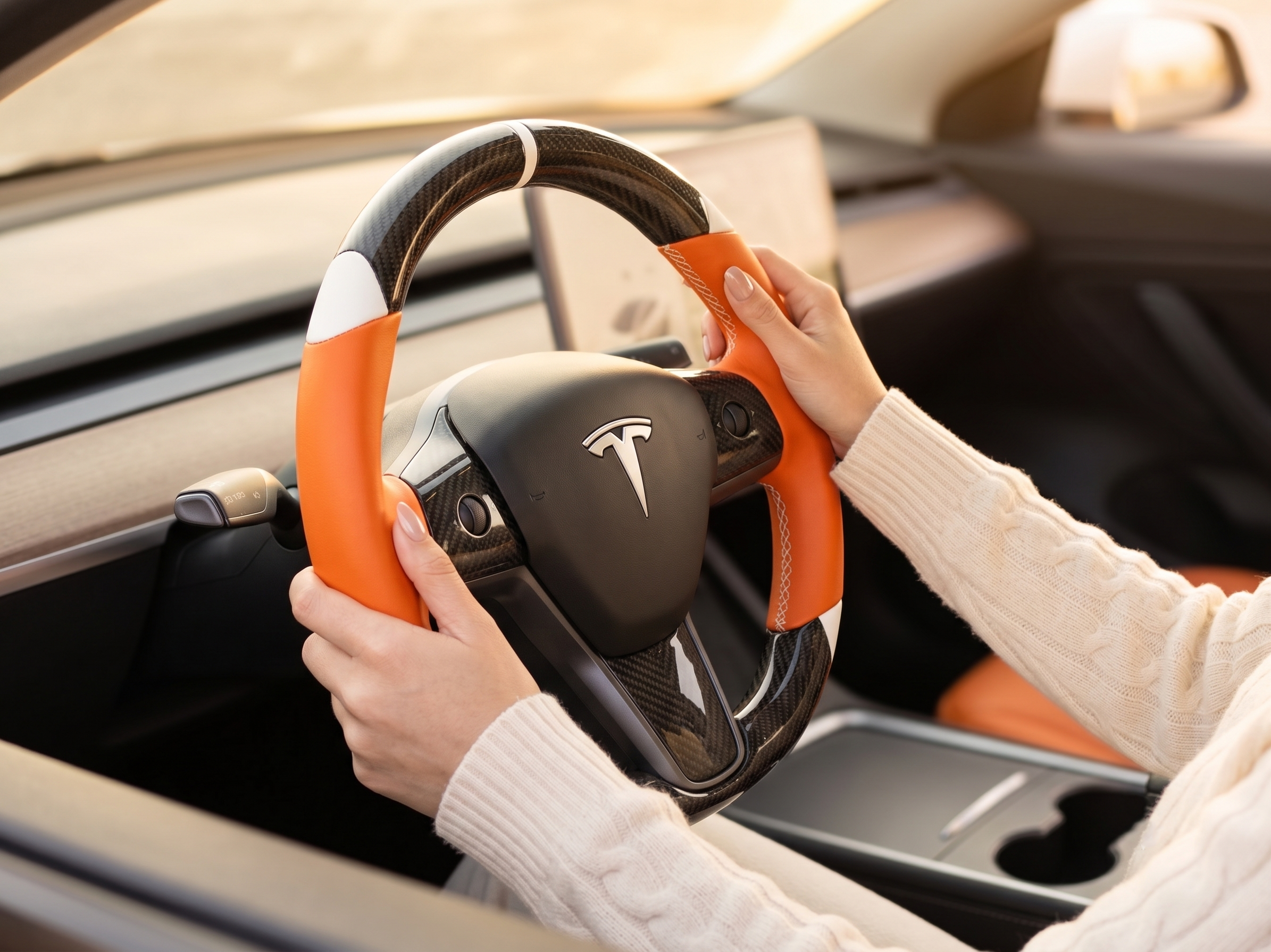 Break the "Passenger Seat Only" Stereotype: How Female Tesla Drivers Redefine Driver’s Seat Aesthetics with Custom Steering Wheels