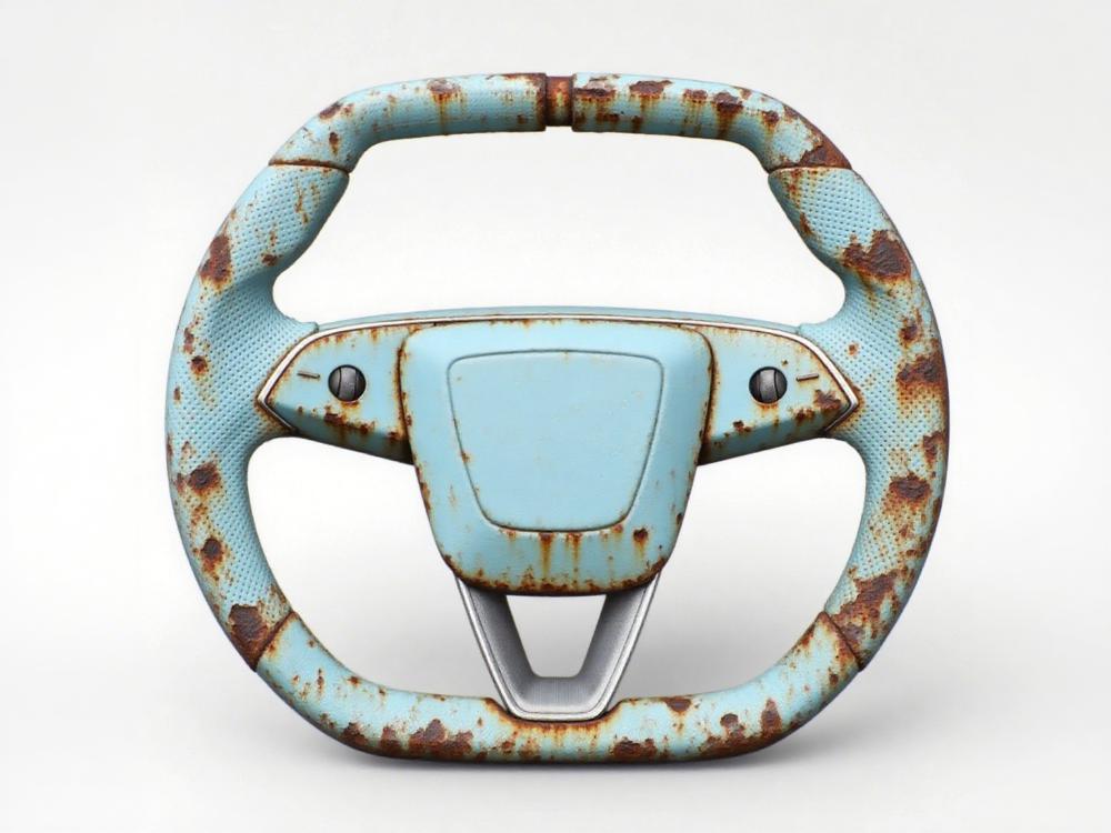 Retro Rust Style,Highlighting the Unique Charm of Tesla Steering Wheel - Axeco