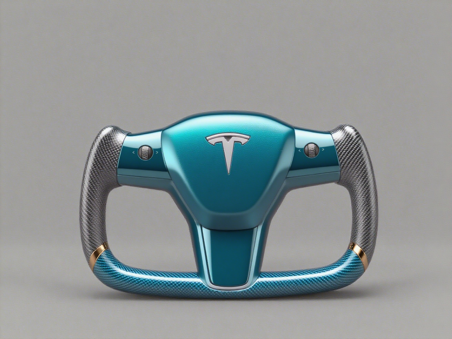 Fashion Raid! Tesla Yoke Steering Wheel of the Color - Clashing Pioneer