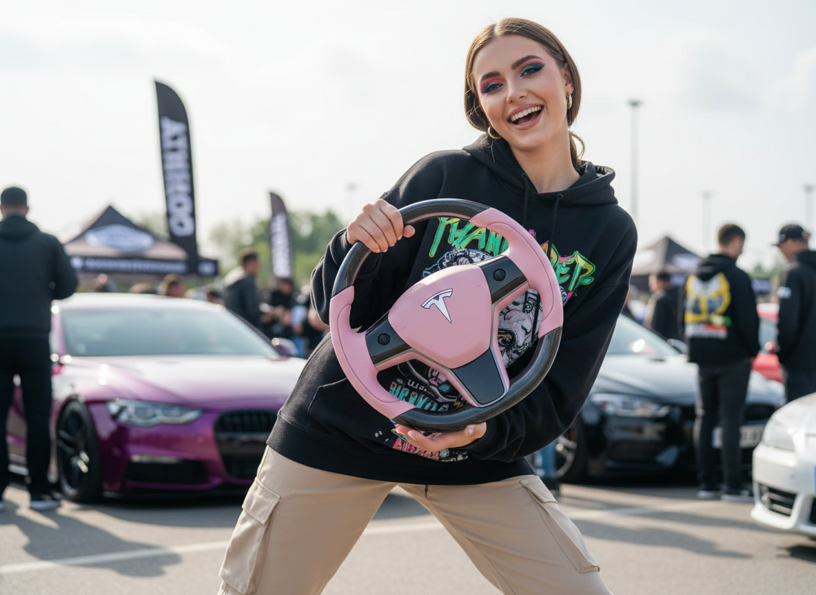 Best Grip Options for Tesla Model 3 Highland Steering Wheel丨Perforated Leather, Suede Axeco