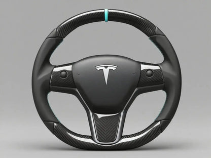Carbon Tesla Model 3 Steering Wheel | Mint Track-Ready Style Axeco