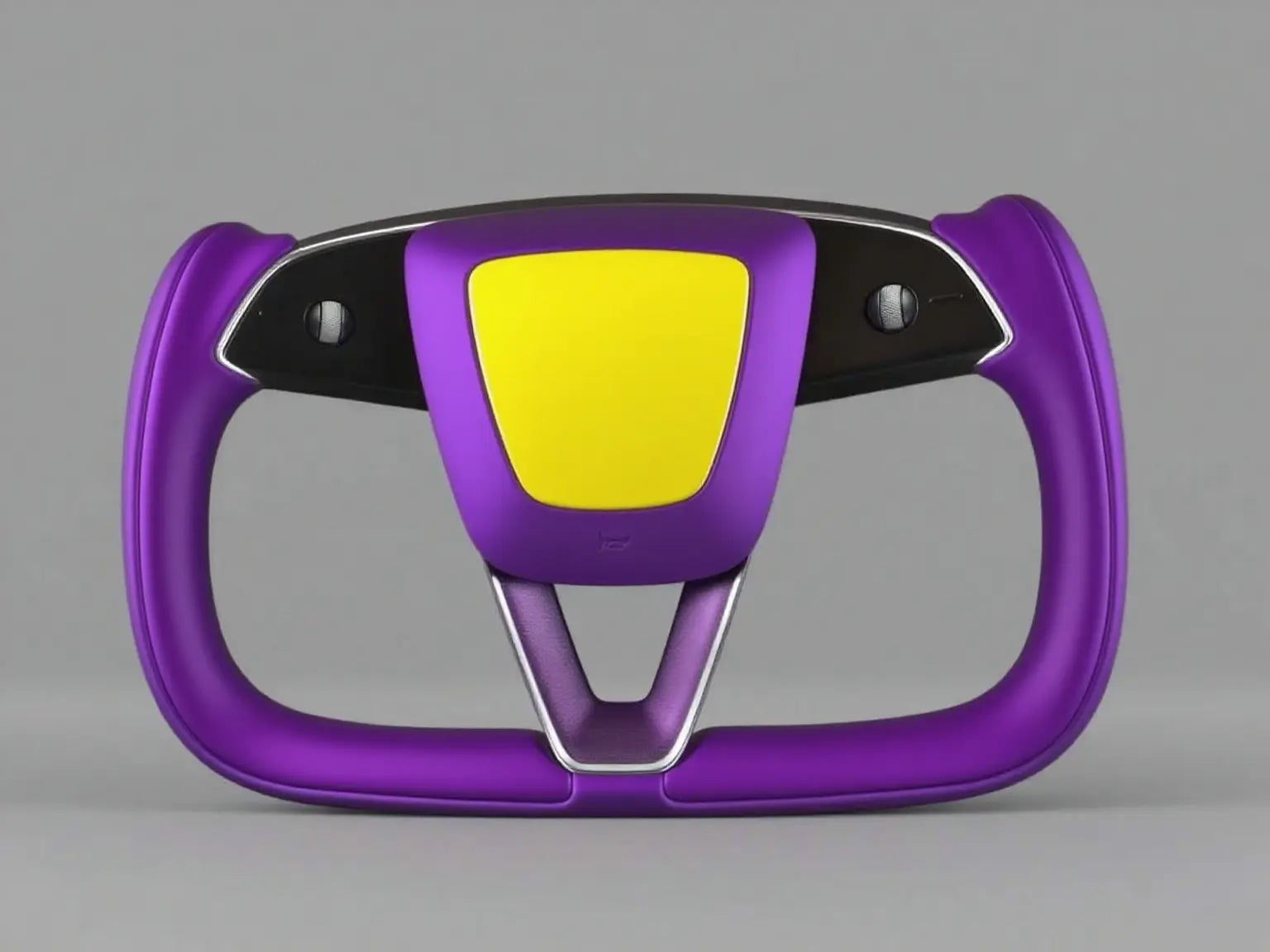 Custom Dream Purple Tesla Model Y Juniper YoKe Steering Wheel (2025+) Axeco
