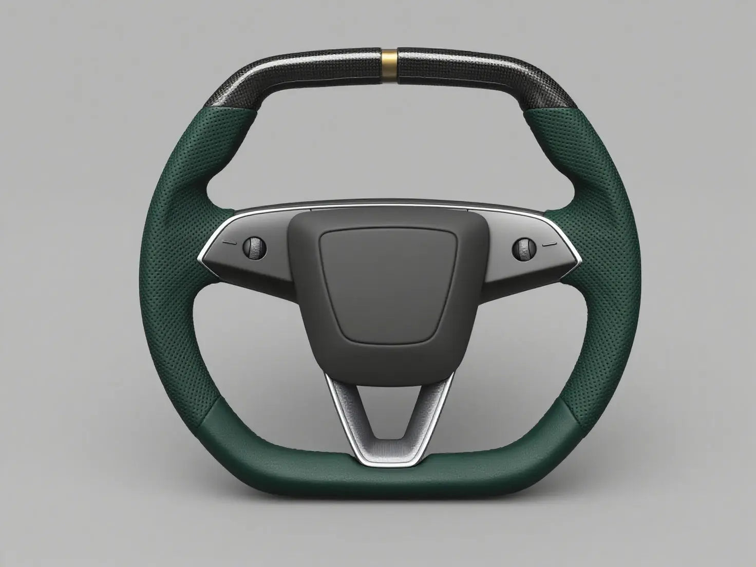 Dark Green Tesla model 3 highland Steering Wheel -Super Enhancer(2023.9+) Axeco
