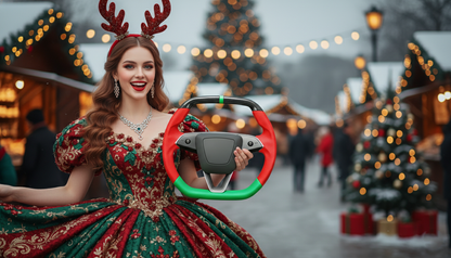 Green and Red Leather Carbon Fiber Customize Tesla model 3 highland Steering Wheel - Super Enhancer(2023.9+) Axeco