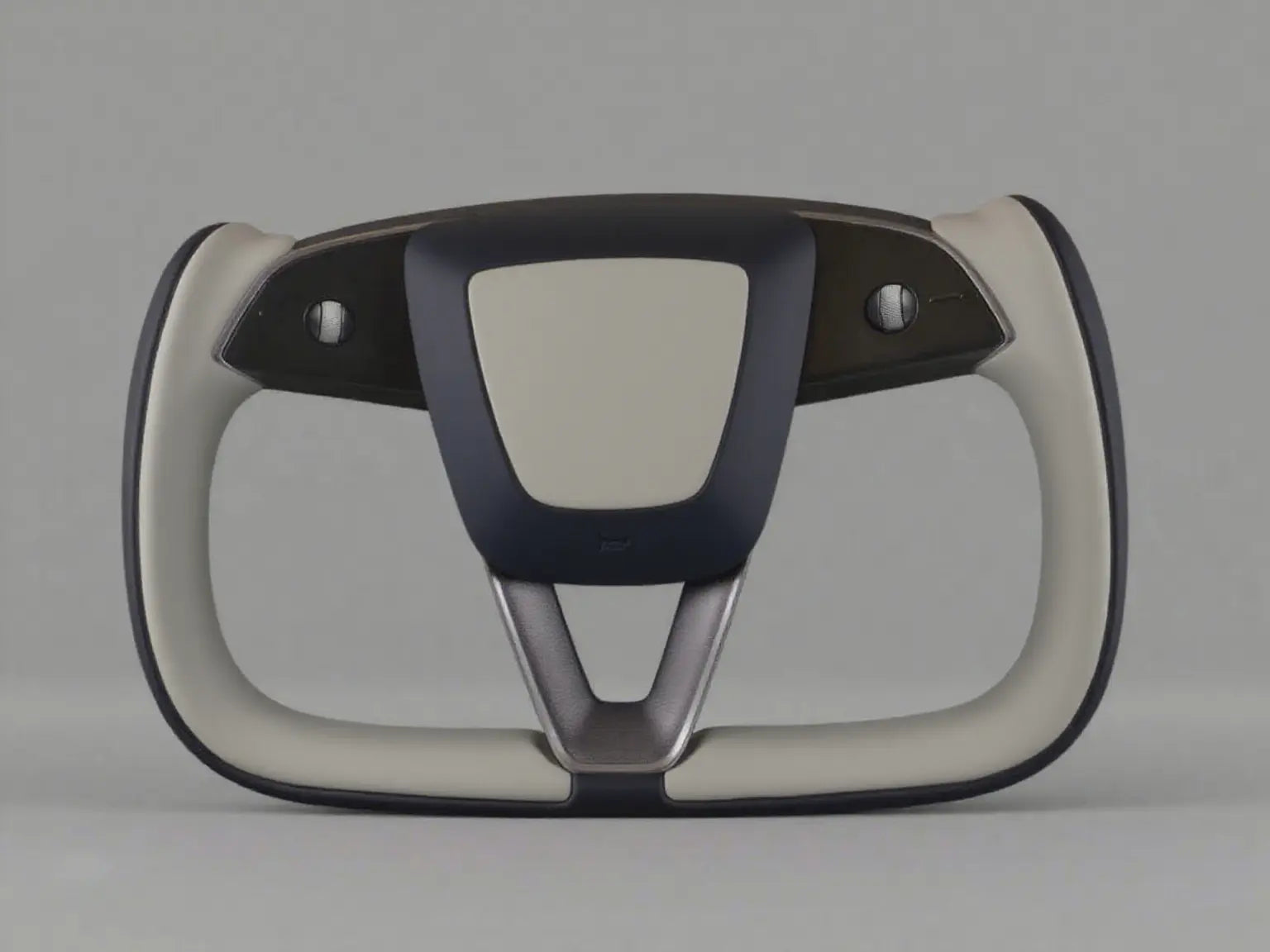 Gray-blue color scheme Tesla Yoke model Y Juniper Steering Wheel(2025+) Axeco