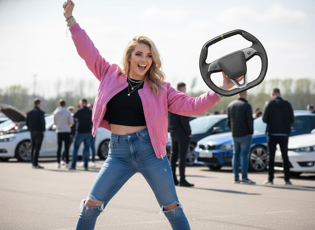 Customize Tesla Model 3 Highland Steering Wheel - Super Enhancer(2023.9+) Axeco