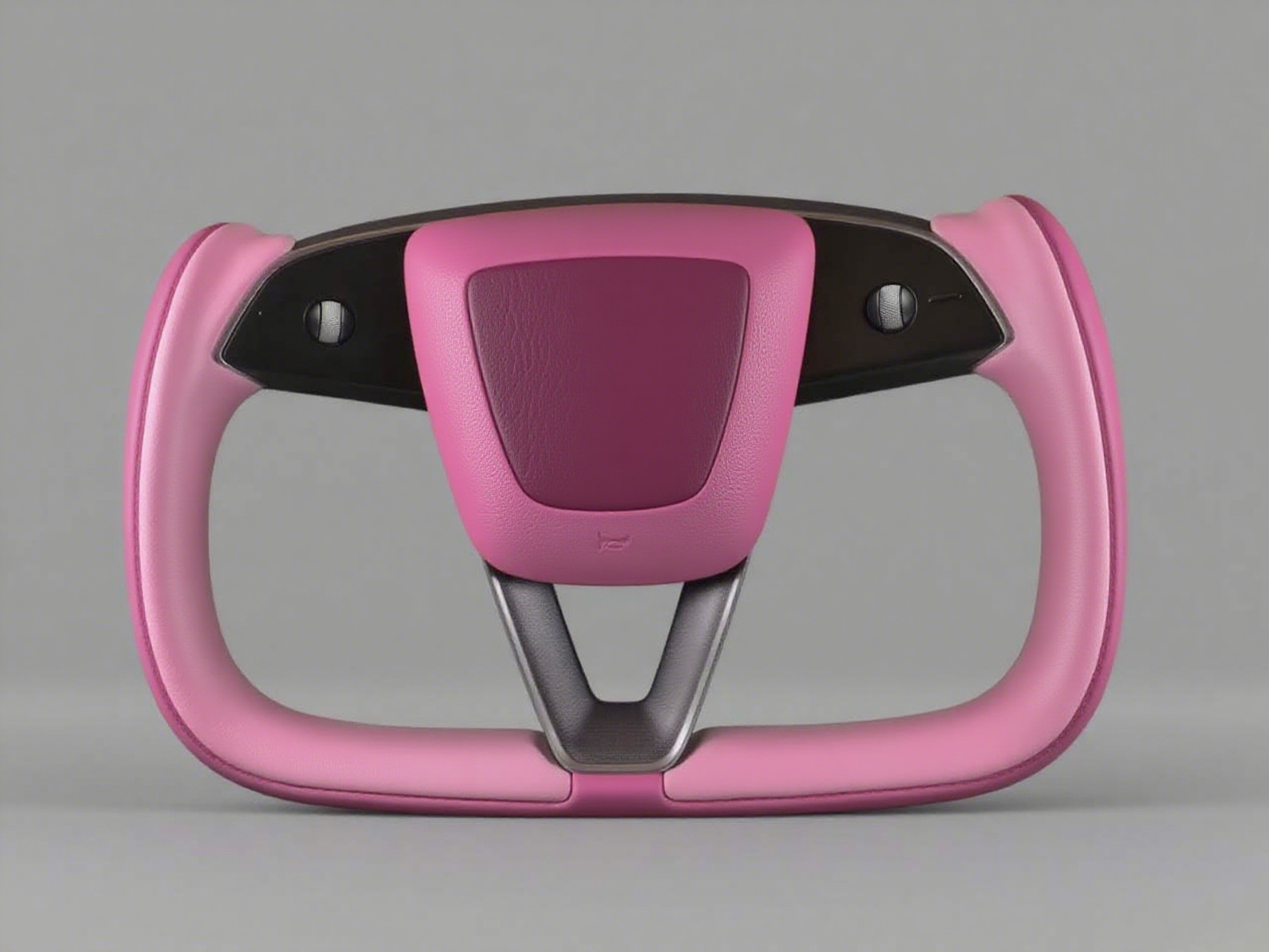 Light pink and light purple Tesla Yoke model Y Juniper Steering Wheel(2025+) Axeco