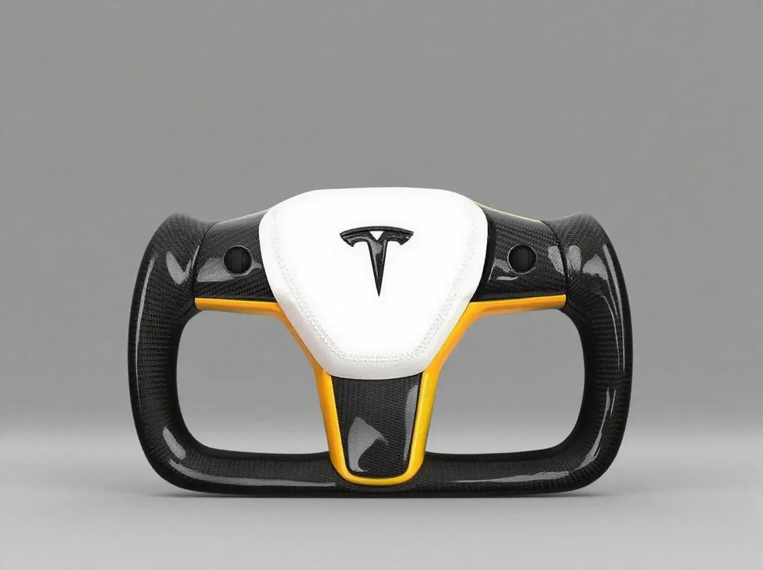 Model 3 Yoke Full Carbon Fiber Steering Wheel Axeco