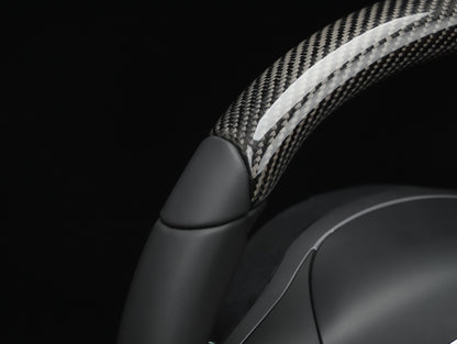 Model Y Carbon Fiber Steering Wheel - DYNA - Axeco