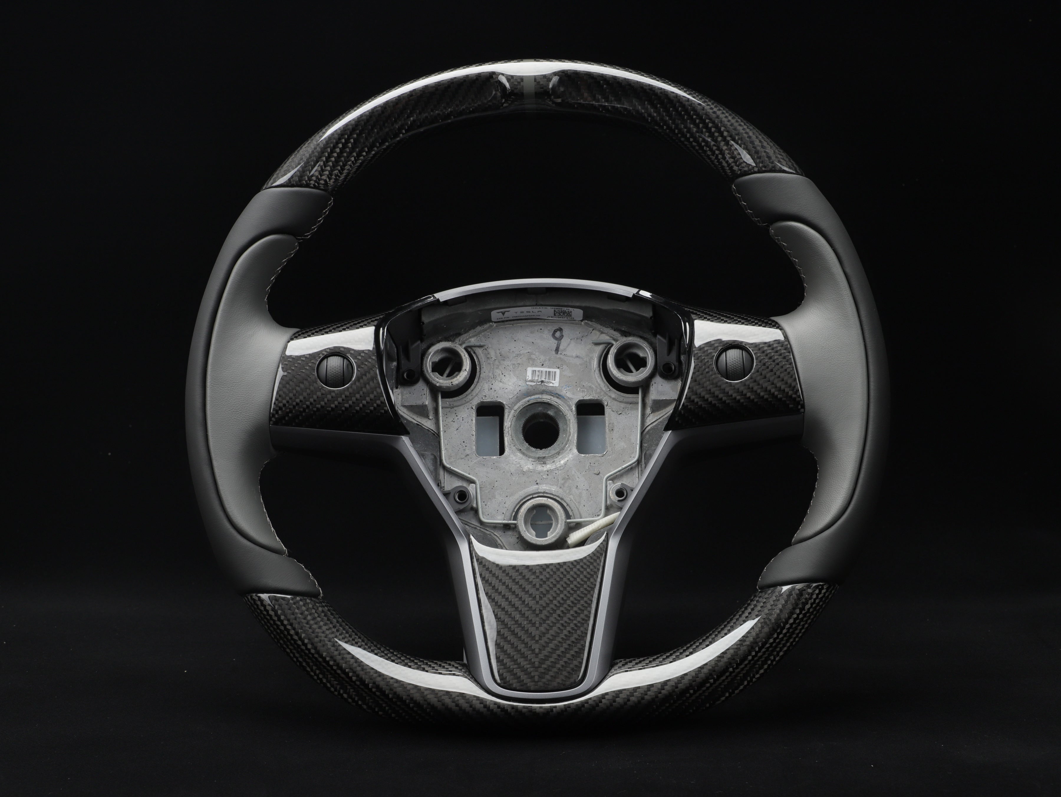 Model Y Carbon Fiber Steering Wheel - Track Master - Axeco