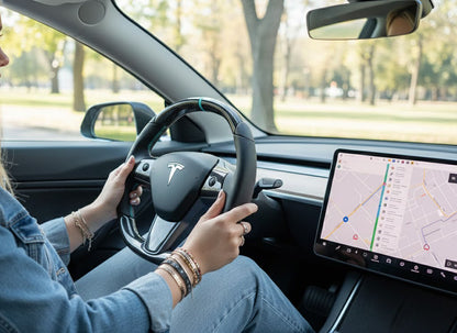 Carbon Fiber Tesla Model 3 Steering Wheel - DYNA (2017 - 2023.8) Axeco