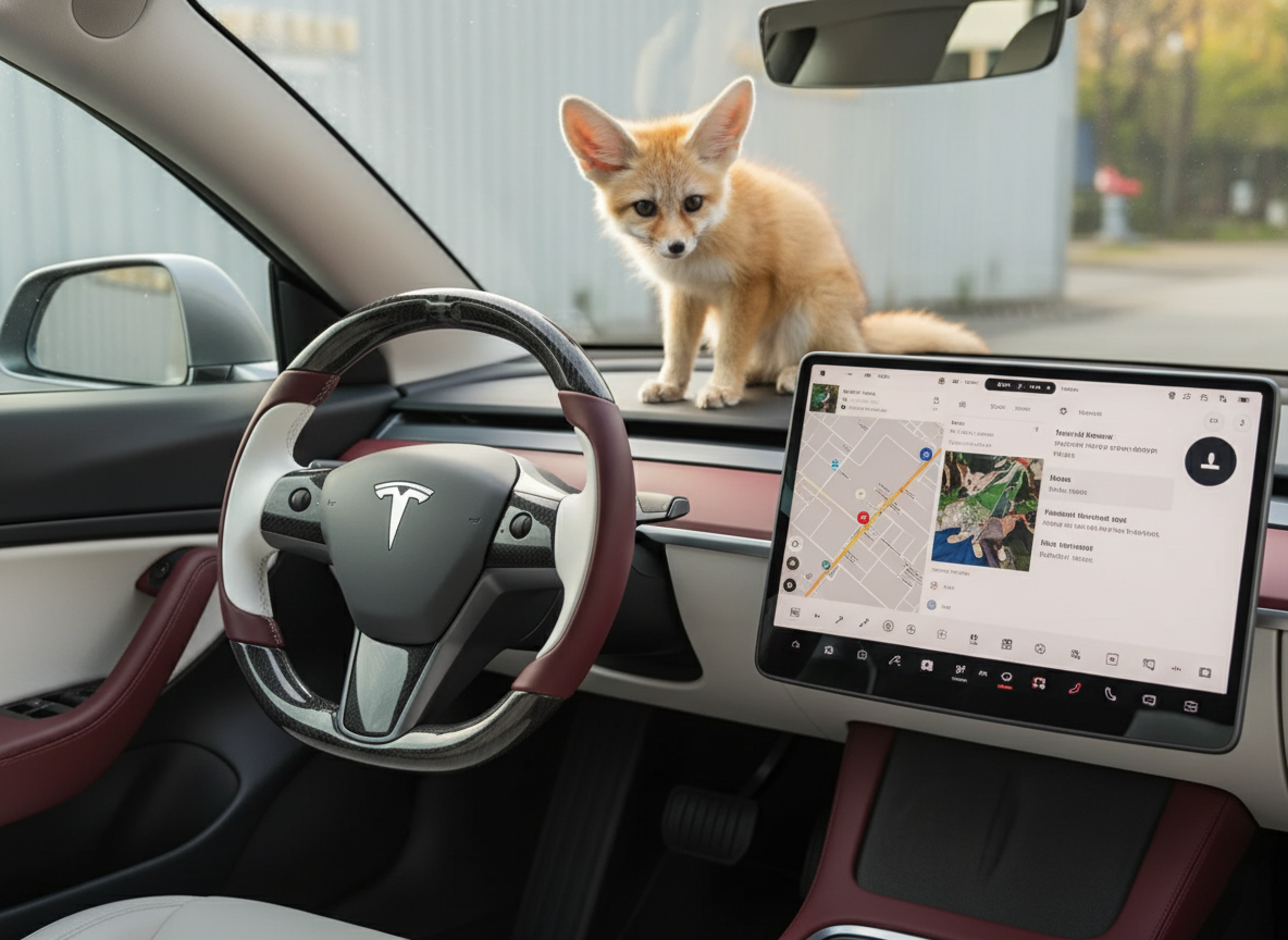 Burgundy-White Tesla Model 3 Carbon Fiber Steering Wheel-Track Master(2017-2023.8) Axeco