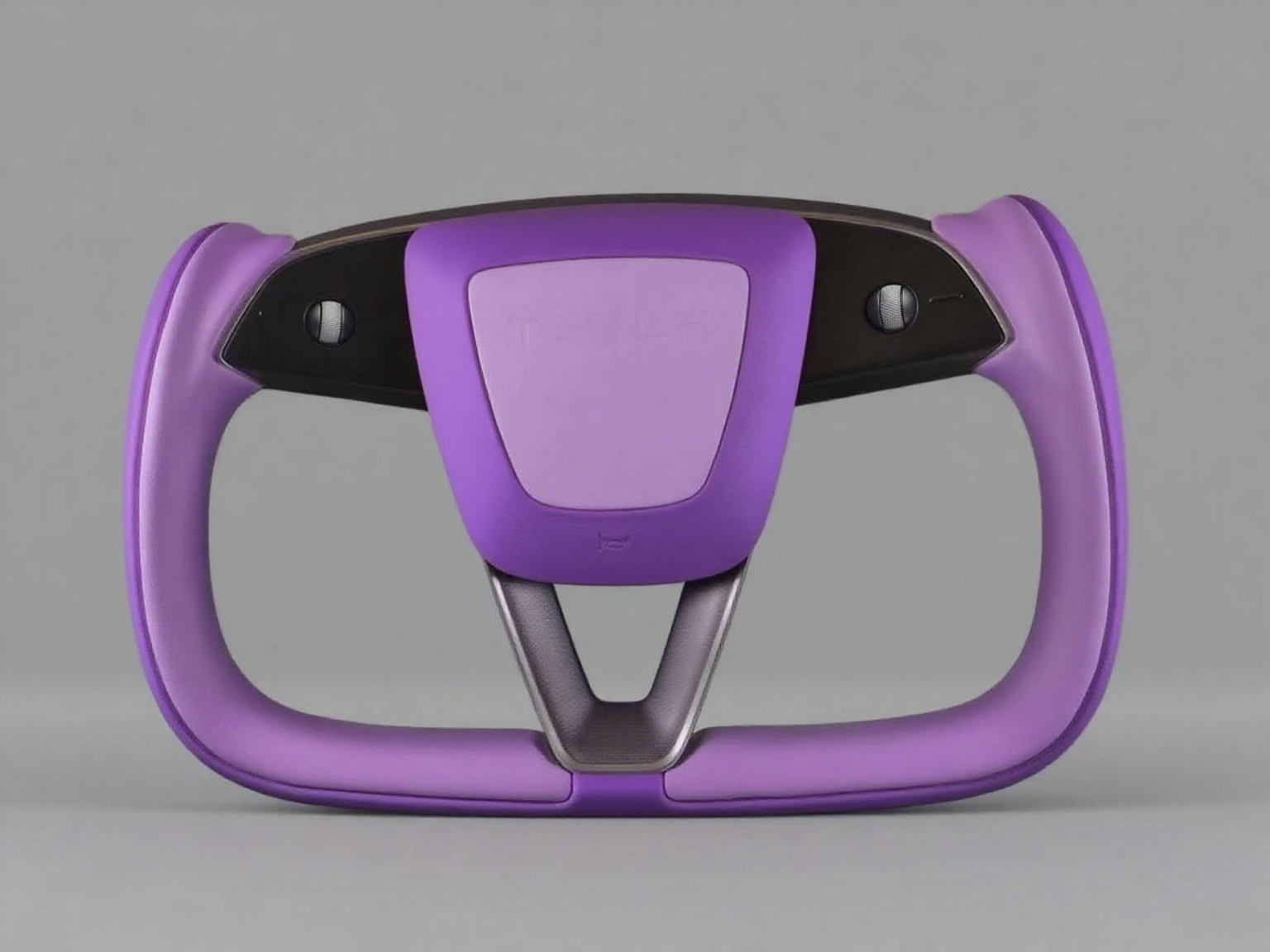 Deep purple and light purple Carbon Fiber Tesla model 3 highland YOKE Steering Wheel(2023.9+) Axeco